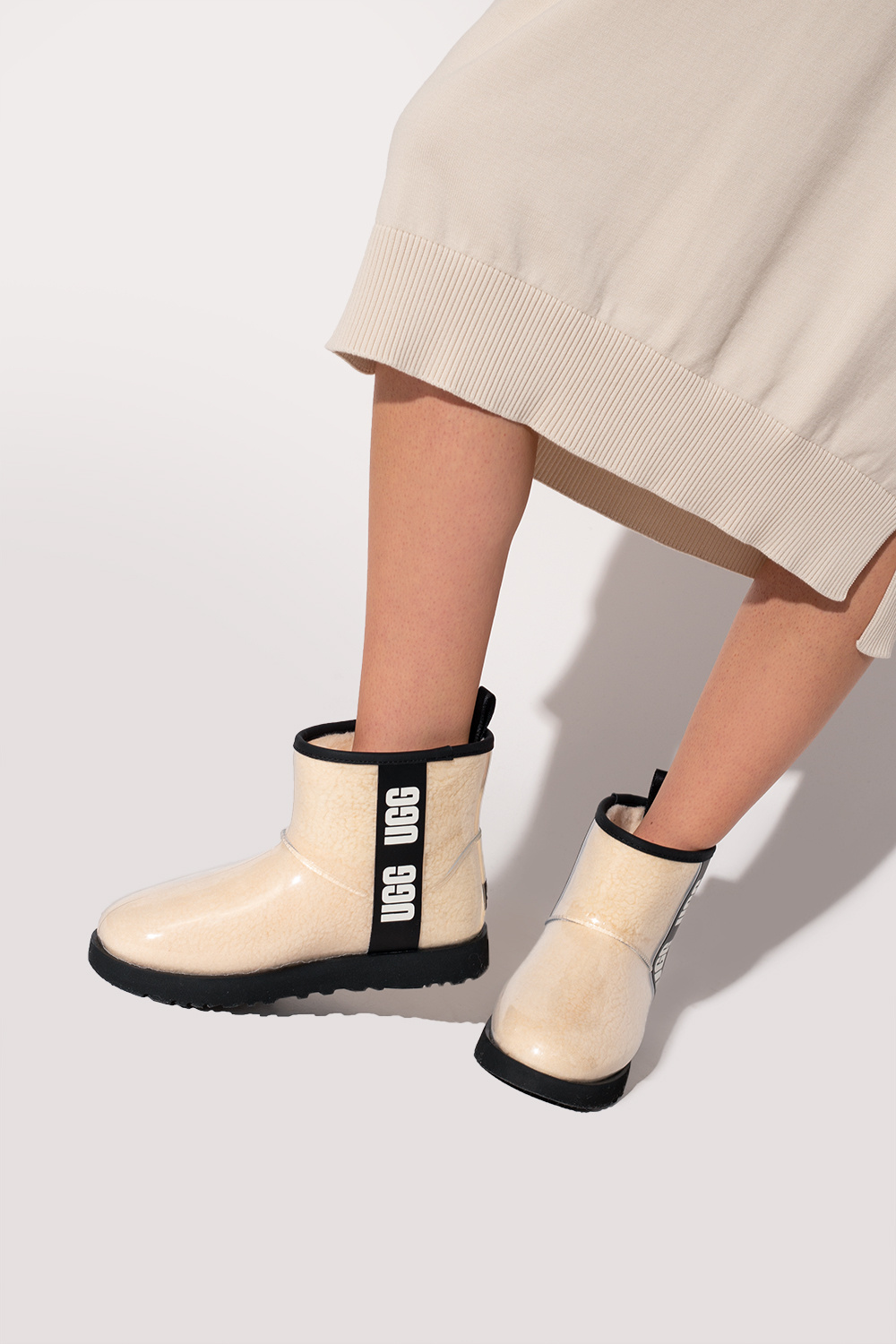 Cream 'Classic Clear Mini' snow boots UGG - Vitkac GB